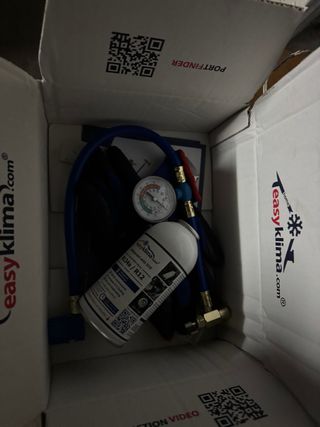 Kit recarga ar condicionado R12/R134a
