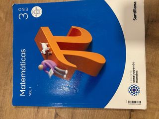 Libro matemáticas 3 ESO
