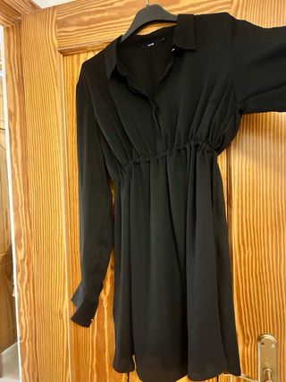 Vestido- blusa premamá negro