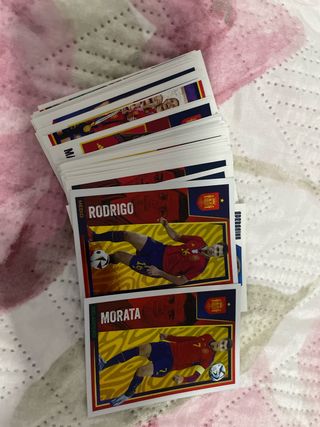 46 cromos fútbol España - Carrefour