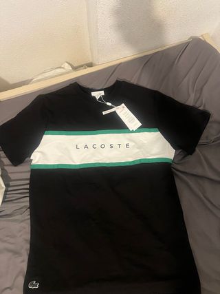 Conjunto Lacoste - Negra y Blanca