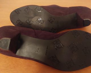 Zapatos Vermont marron tacón