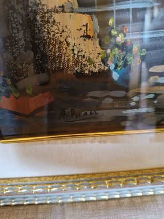 Dipinto olio - Paesaggio italiano