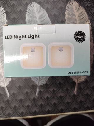 2 Luces Nocturnas Sensor Movimiento