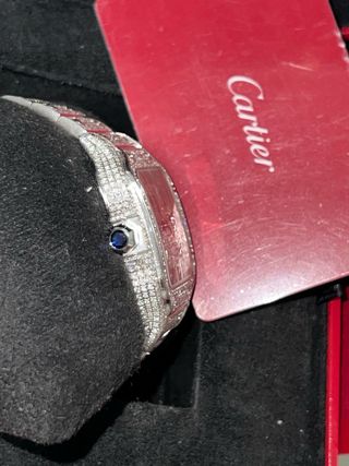 Reloj Cartier Diamantes año 2023 caja i papeles 