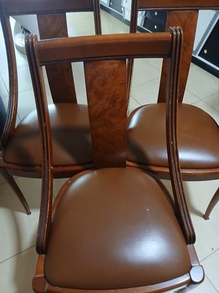 6 sillas madera - Comedor elegantes