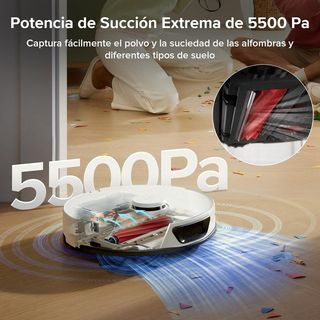 Roborock S7 MAX Ultra Robot Aspirador 5500 Pa BLANCO, envio 24h ,USADO