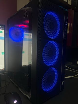 Torre PC Gamer RGB Azul.
