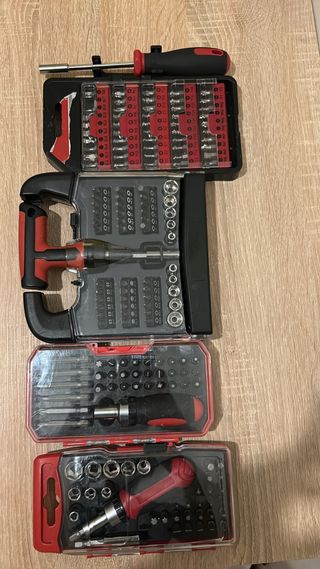 Juego destornilladores + juego llaves