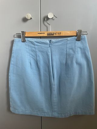 Mini Falda Brandy Melville Azul