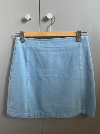 Mini Falda Brandy Melville Azul