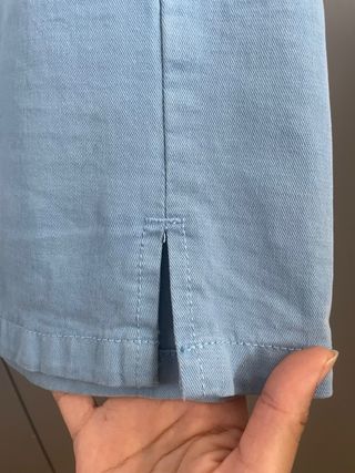 Mini Falda Brandy Melville Azul