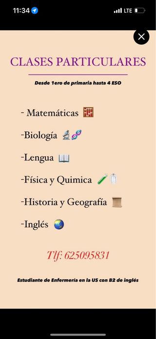 Clases particulares