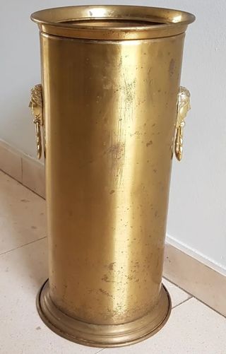 Paraguero bronce antiguo,medidas 20x20x45