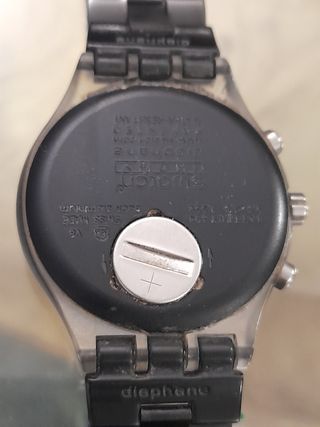 Swatch Cronografo 43mm - Nero Argento