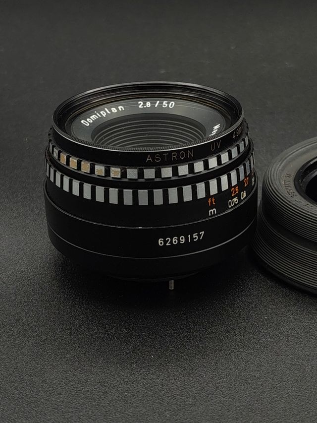 Objetivo manual vintage Domiplan 50mm f/2.8 M42