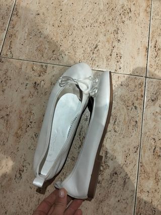 Zapatos comunión niña blancos 36
