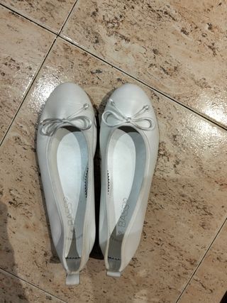 Zapatos comunión niña blancos 36