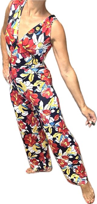 Mono largo floral multicolor