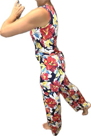 Mono largo floral multicolor