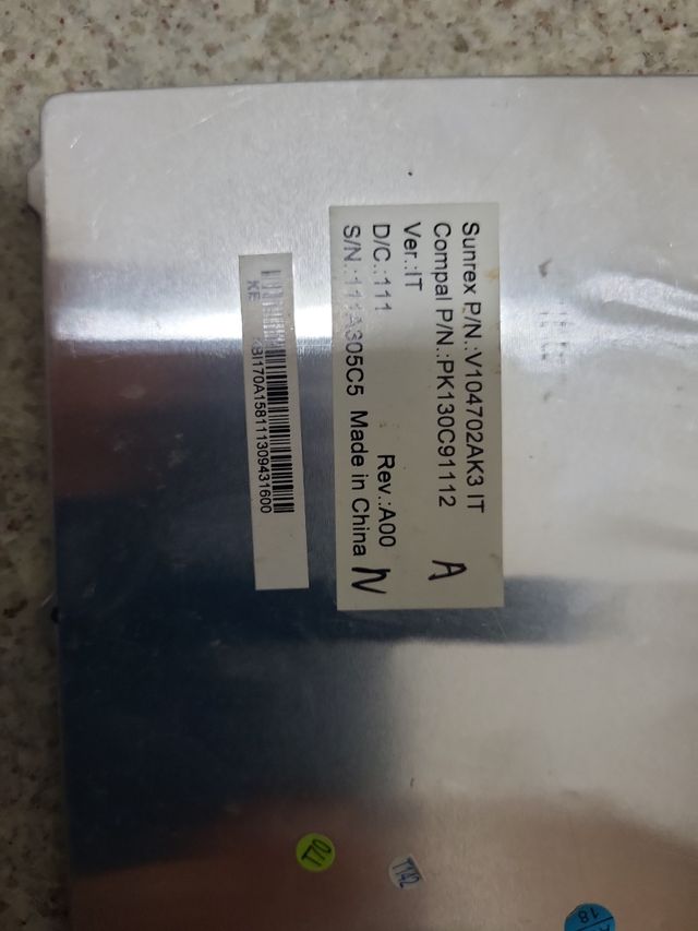 Tastiera Acer 5742/5000 series Funzionante