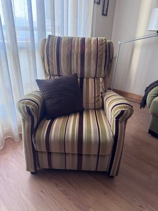 Sillón reclinable multicolor