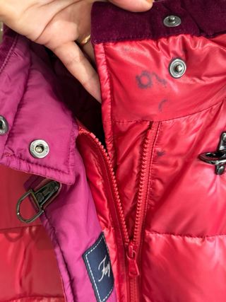 Piumino rosso Fay donna