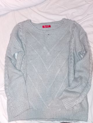 Maglione Guess grigio tg M