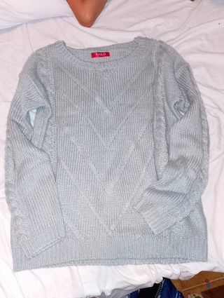 Maglione Guess grigio tg M