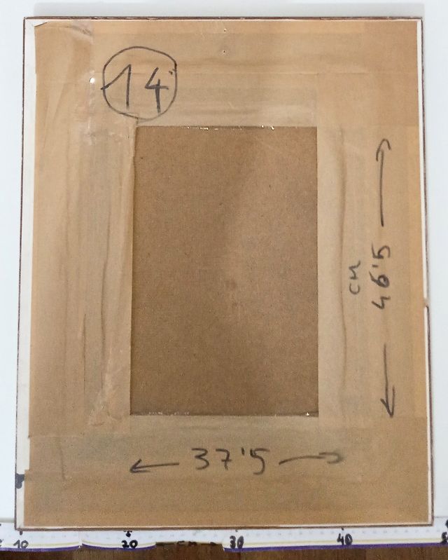 Cuadro paisaje - marco madera