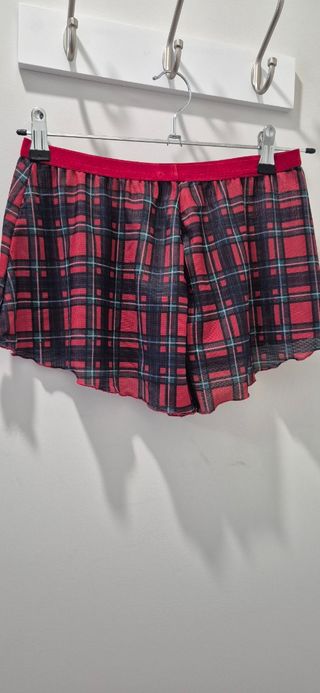 Pijama Tezenis tartán rojo