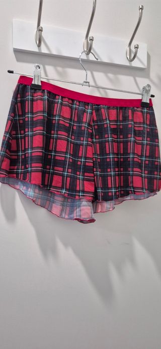Pijama Tezenis tartán rojo