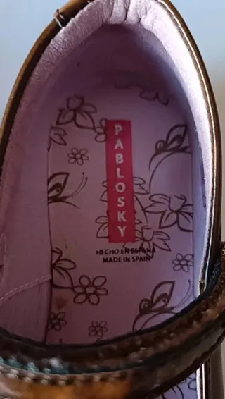 Zapato Pablosky Chica marrón No 34