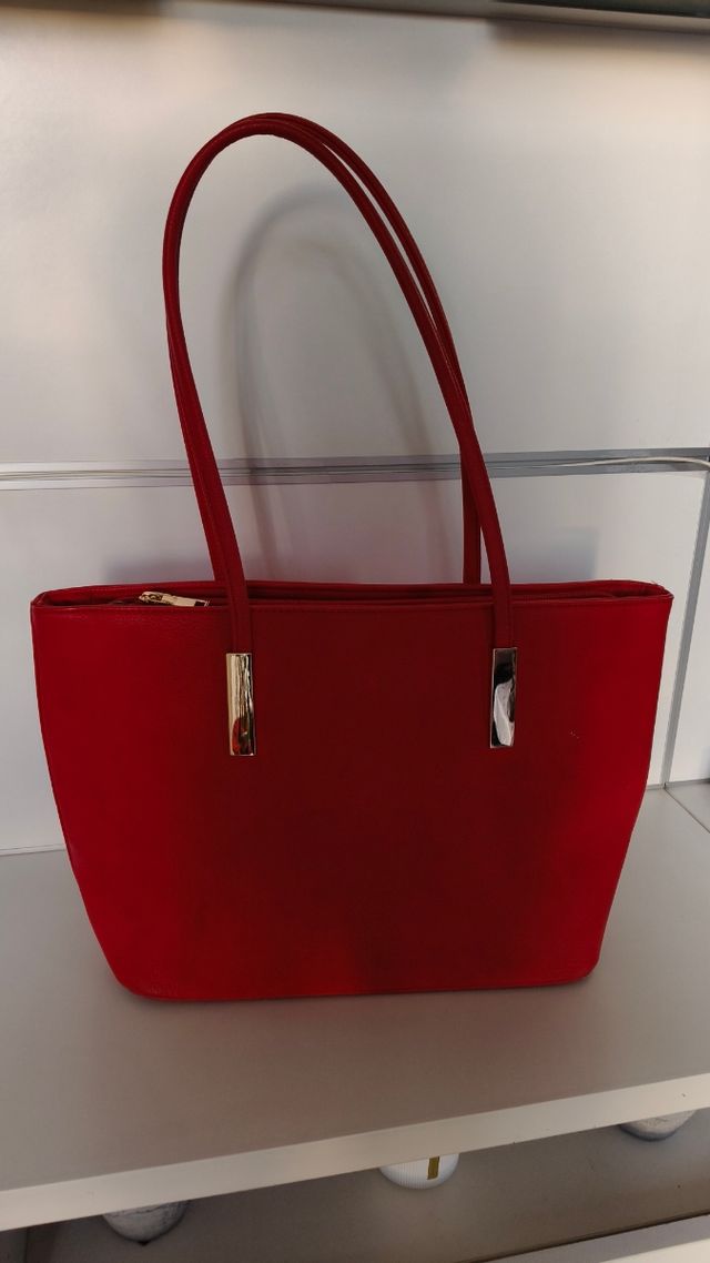 Bolso rojo tote
