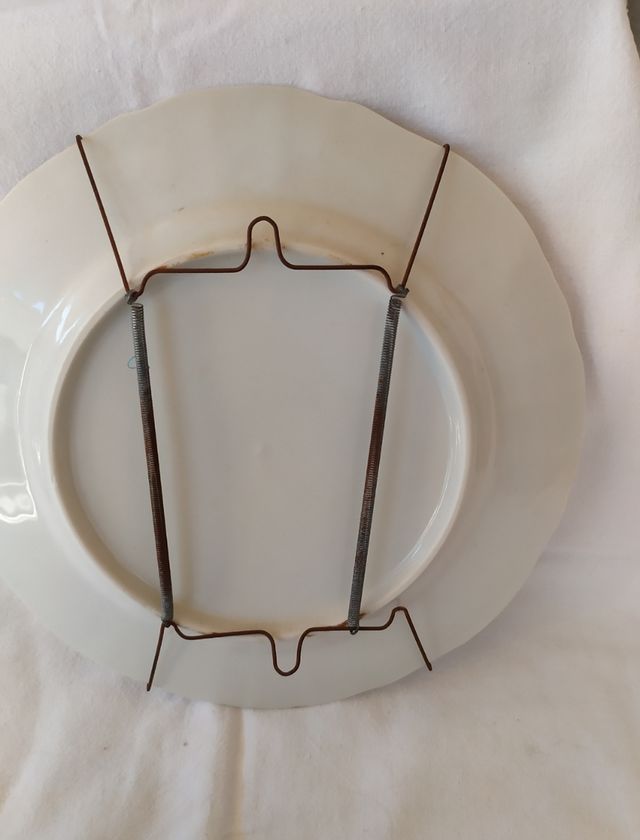 Plato decorativo porcelana