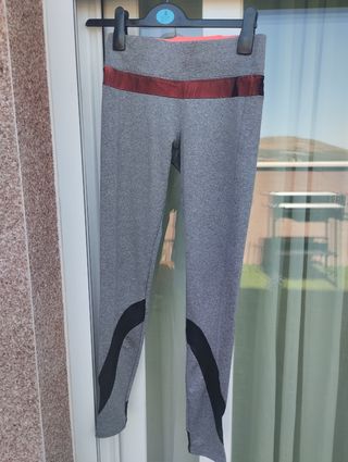 Leggins deportivos grises talla S