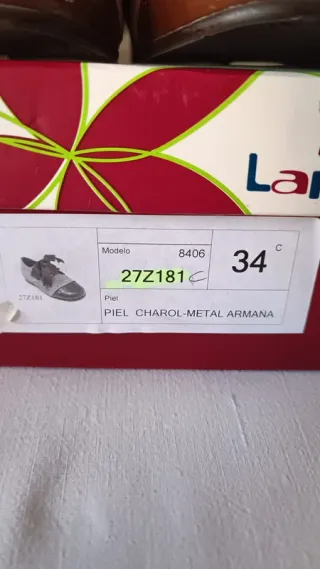 Zapatos Landos Chica - Marrón Beige 34
