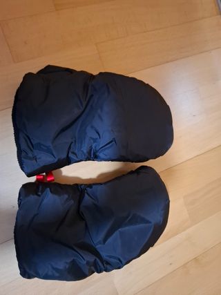 Manoplas invierno carrito bebé.