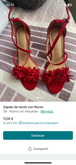 Tacones rojos Marypaz - 39