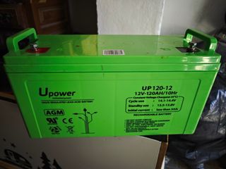 Batería agm 12 v 120ah upower
