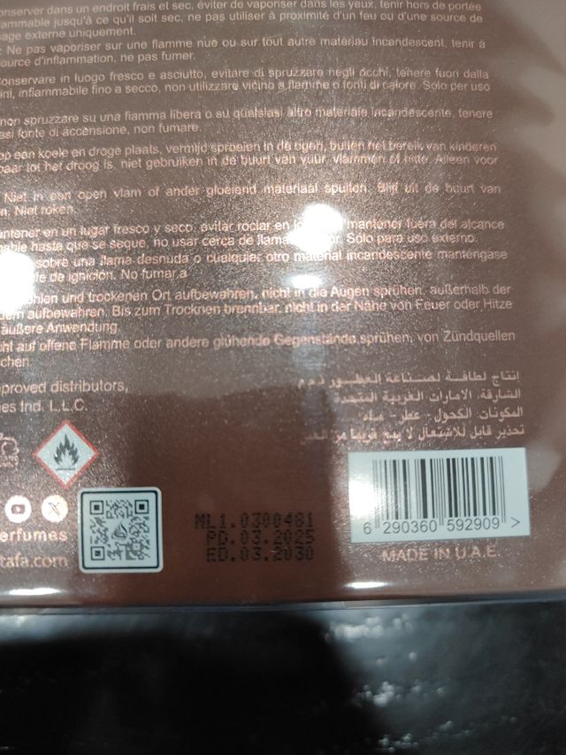 Perfume Vintage Radio Lattafa Pride 100ml EDP