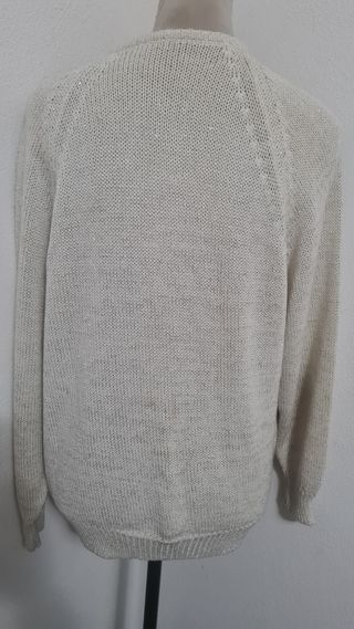  Cardigan vintage beige multicolor