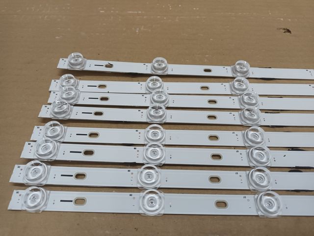 Kit 8 Tiras LED TV HISENSE 65E79NQ, (ref-34)