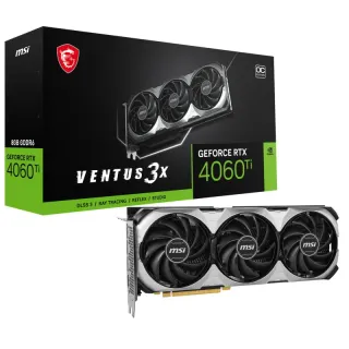 Gráfica MSI RTX 4060 Ti Ventus 3X 8GB GDDR6, DLSS3