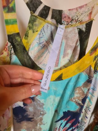 Top fantasia multicolor