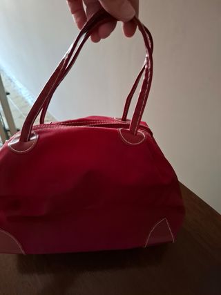Borsa a mano rossa
