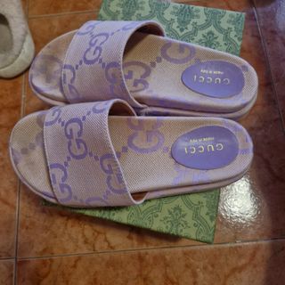 Sandalias Gucci - Beige/Morado