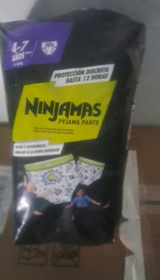 NinjaMas Pañales Talla 4-7 años