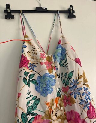 Vestido flores Stradivarius T-36