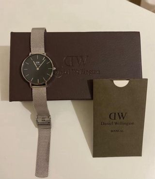 Reloj Daniel Wellington - Negro y Plata